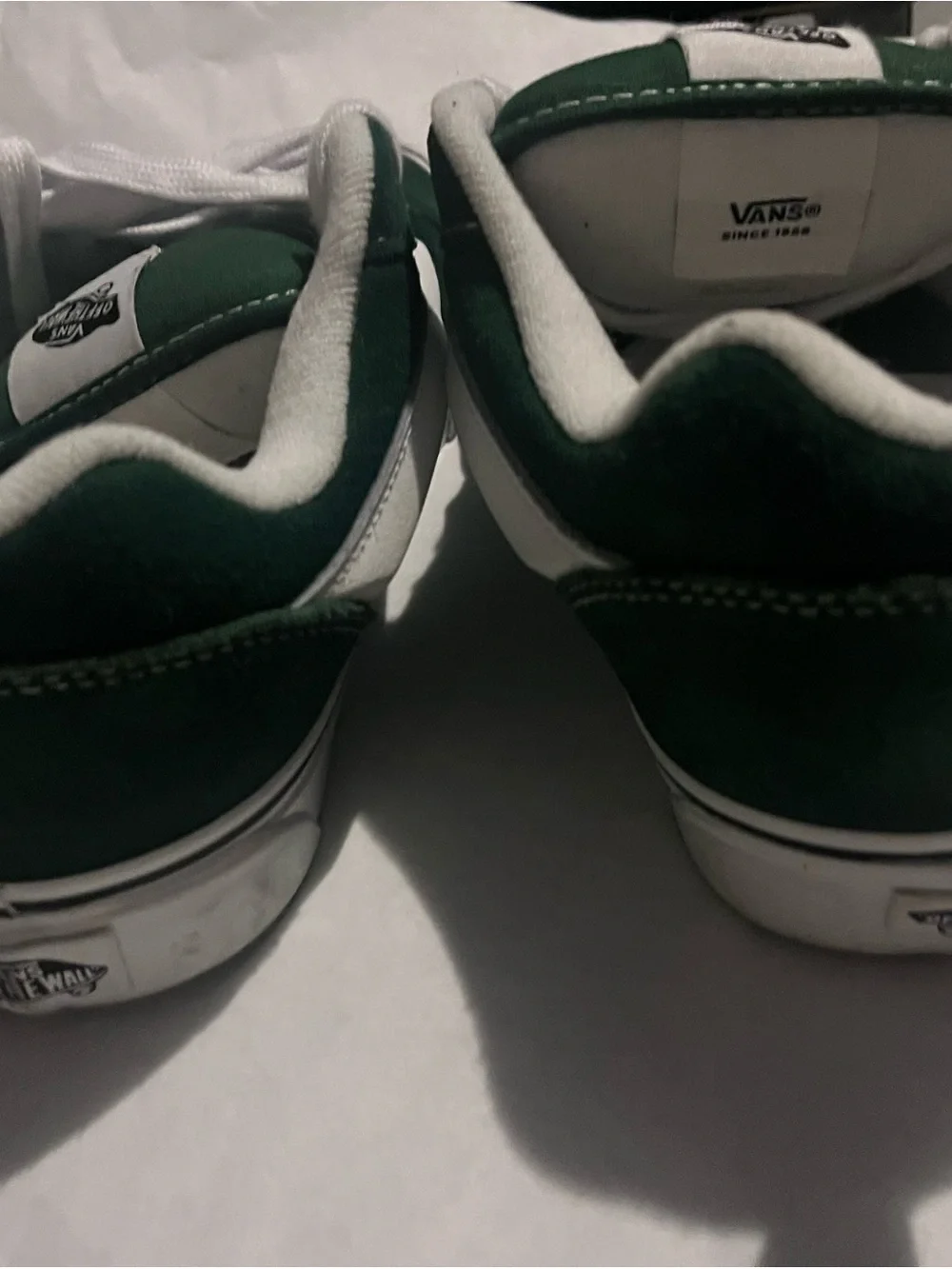 Vans Old Skool Men’s Low Top Sneakers in Green and White